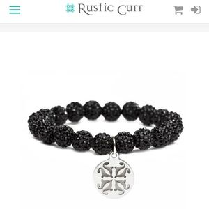 Rustic cuff Emerson Black Bracelet